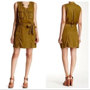 Free People Desert Daylight Mini Wrap Utility Dress medium
